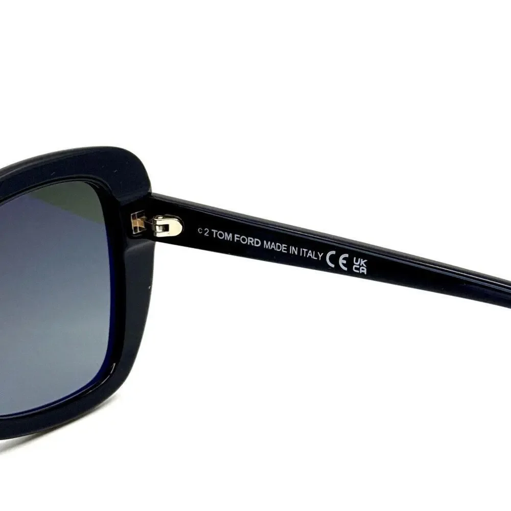 NEW!!! TOM FORD Maeve Sunglasses TF1008 01B Authentic